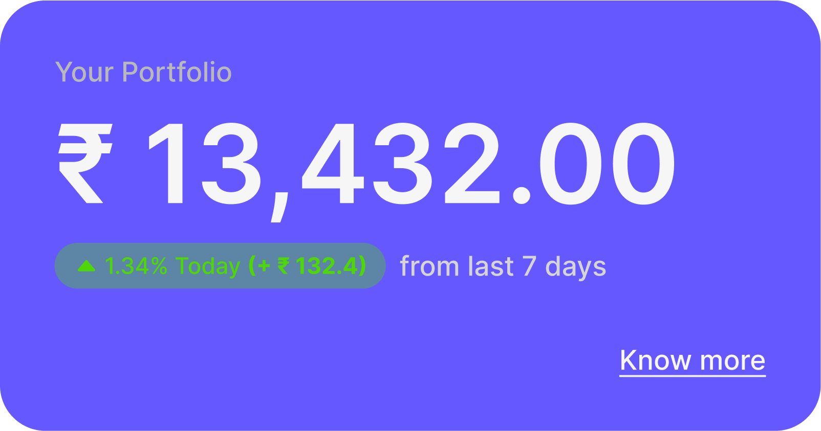 Portfolio Card UI