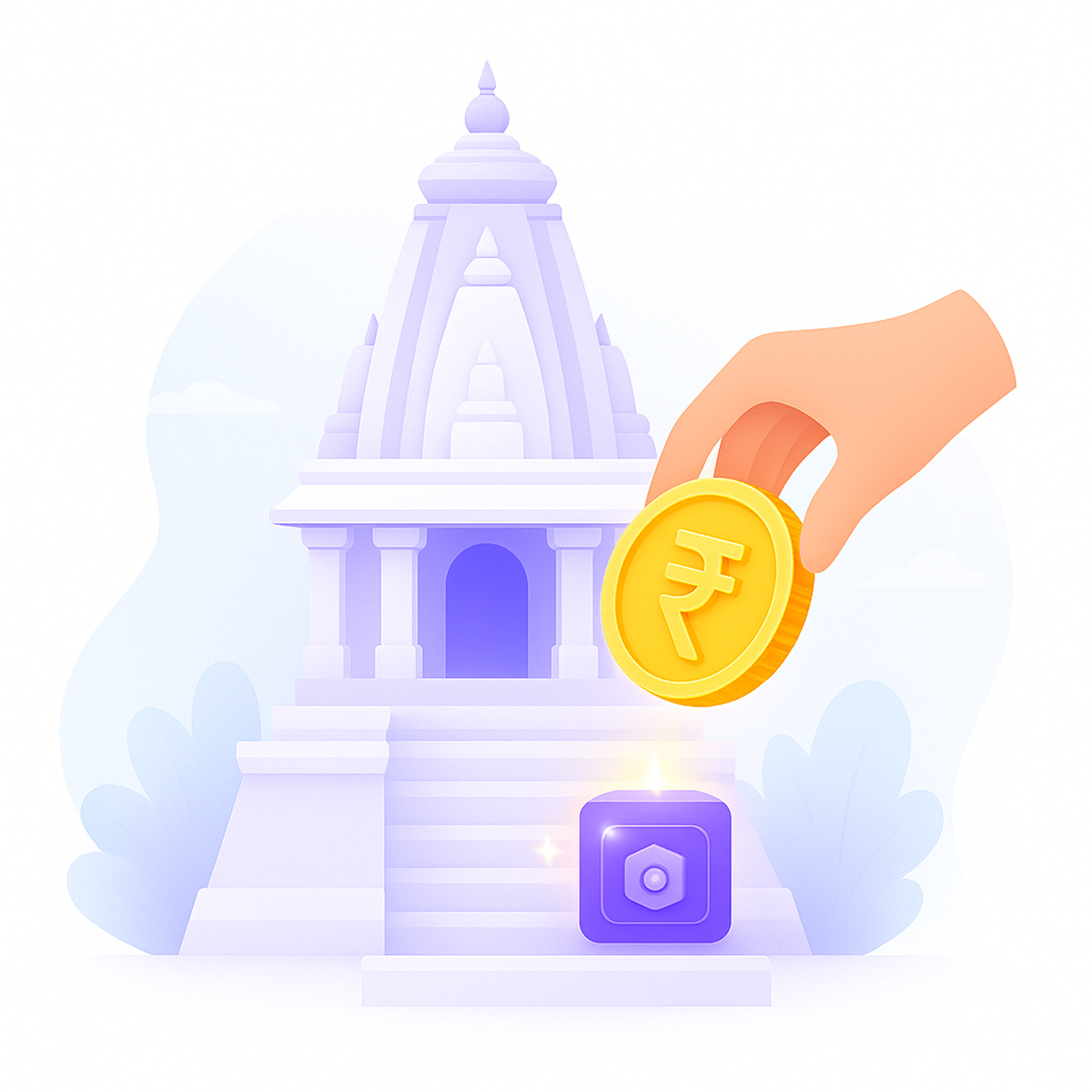 Temple illustration